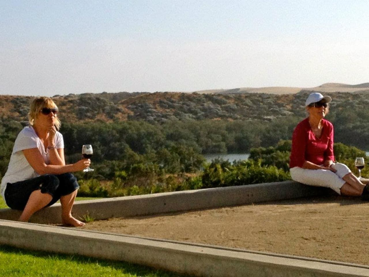 Bocce, Wine and a View!  What's not to love!❤️Leave your worries behind and EXHALE!