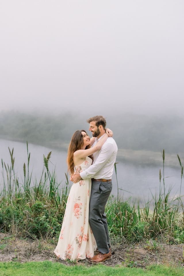 Stunning lake views from the deck of the Cottage or right outside of the Cottage are perfect backgrounds for your special engagement or family photos!