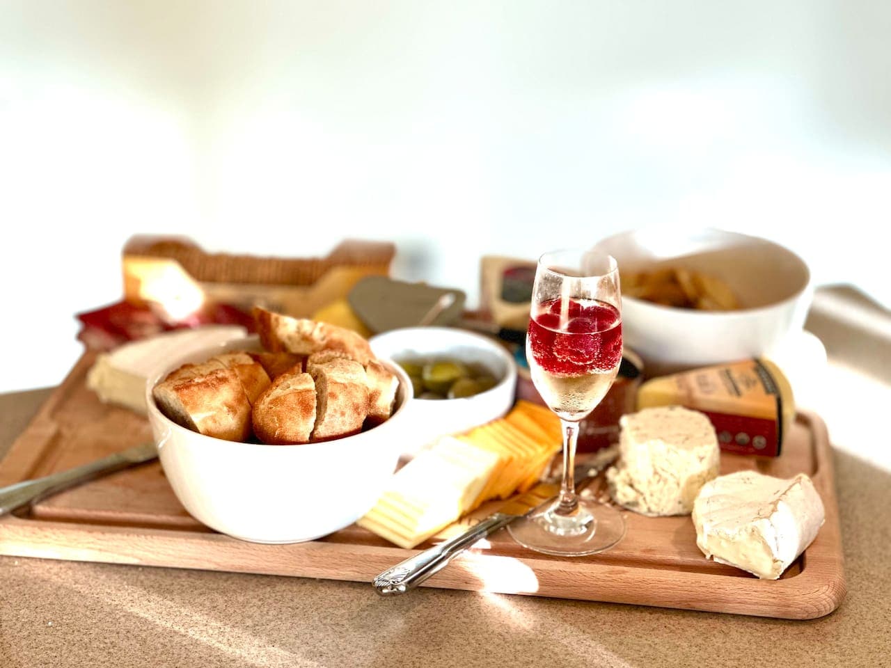 The Cottage and decks surrounding the Cottage are perfect places for you to get your charcuterie board skills out.  Pair the delicious food offerings with local wines!