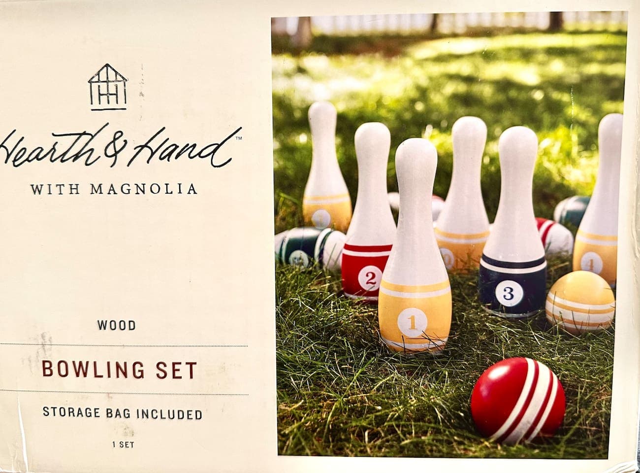 Bowling Set available for fun and is always a hit with guests! 