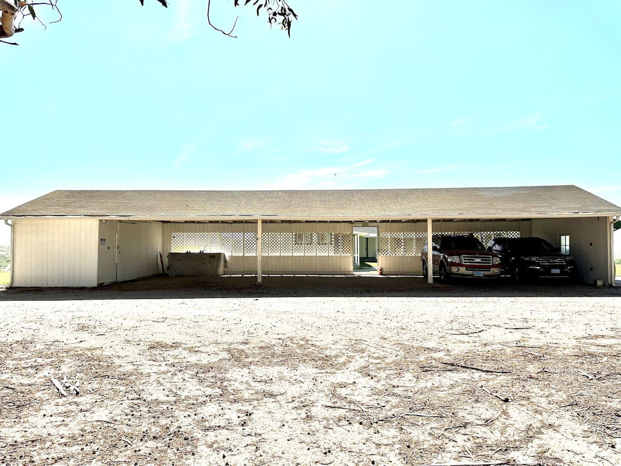 Covered carport for your parking needs