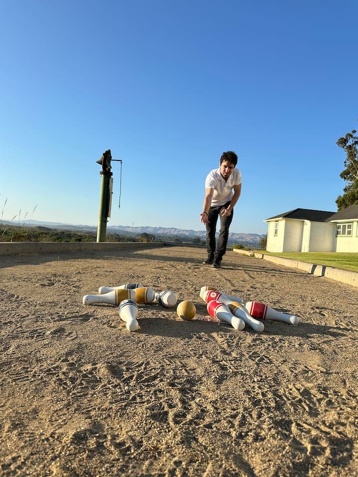 STRIIKE!!! Practice your bowling skills while taking in the views!