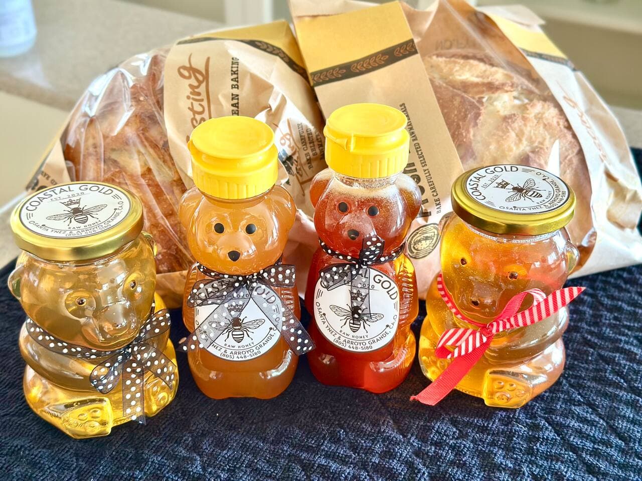 You can't go wrong with sourdough and organic honey!