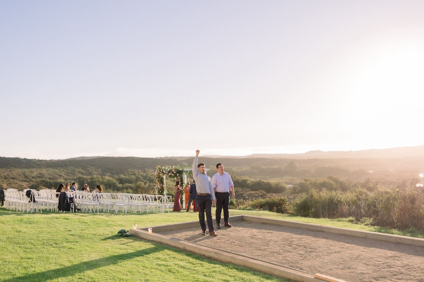 Bocce Ball court available to guests to get their game on!