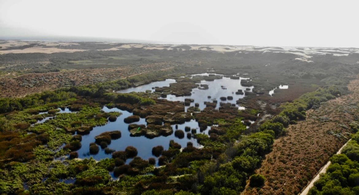 Five lakes on property