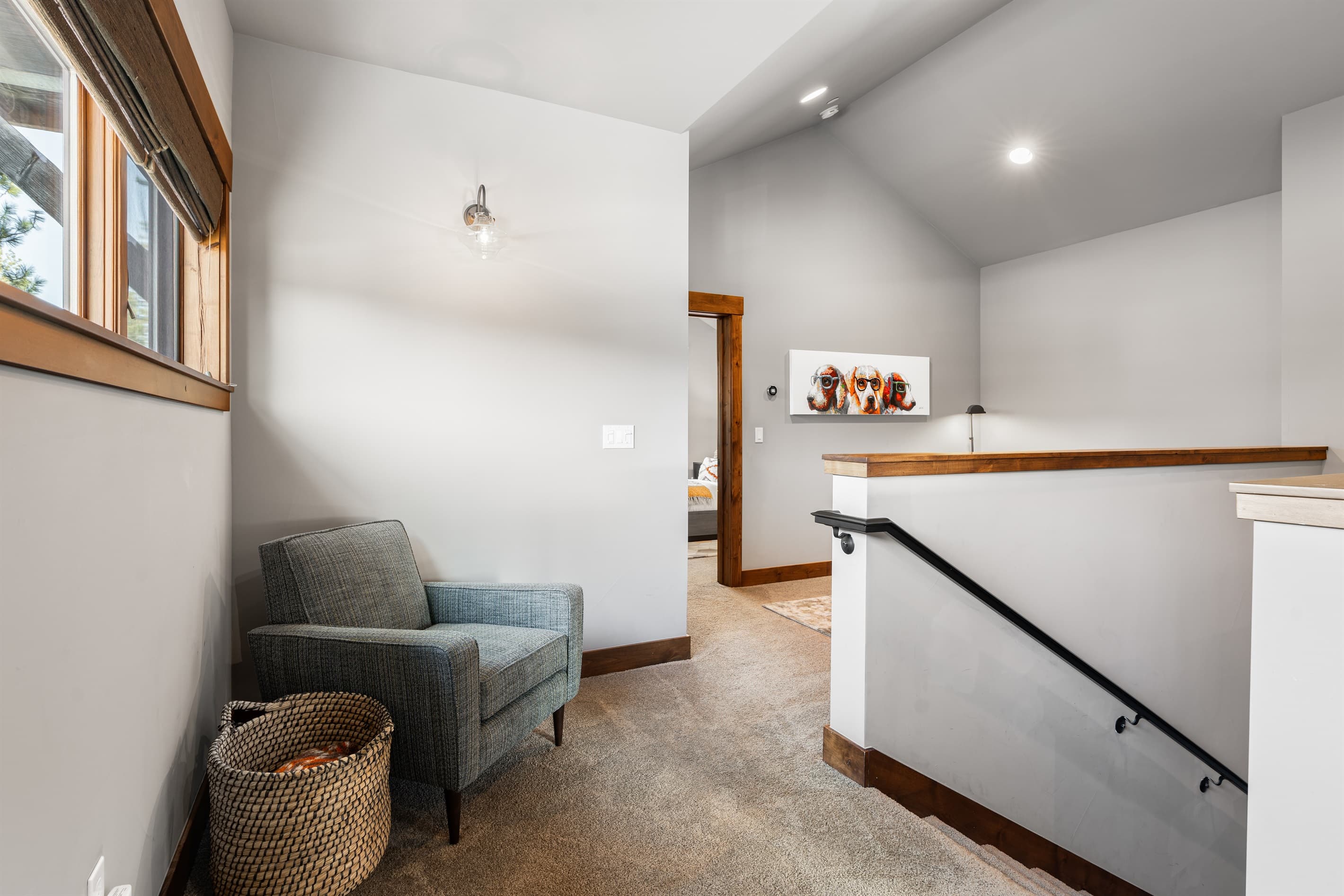 Upstairs landing area