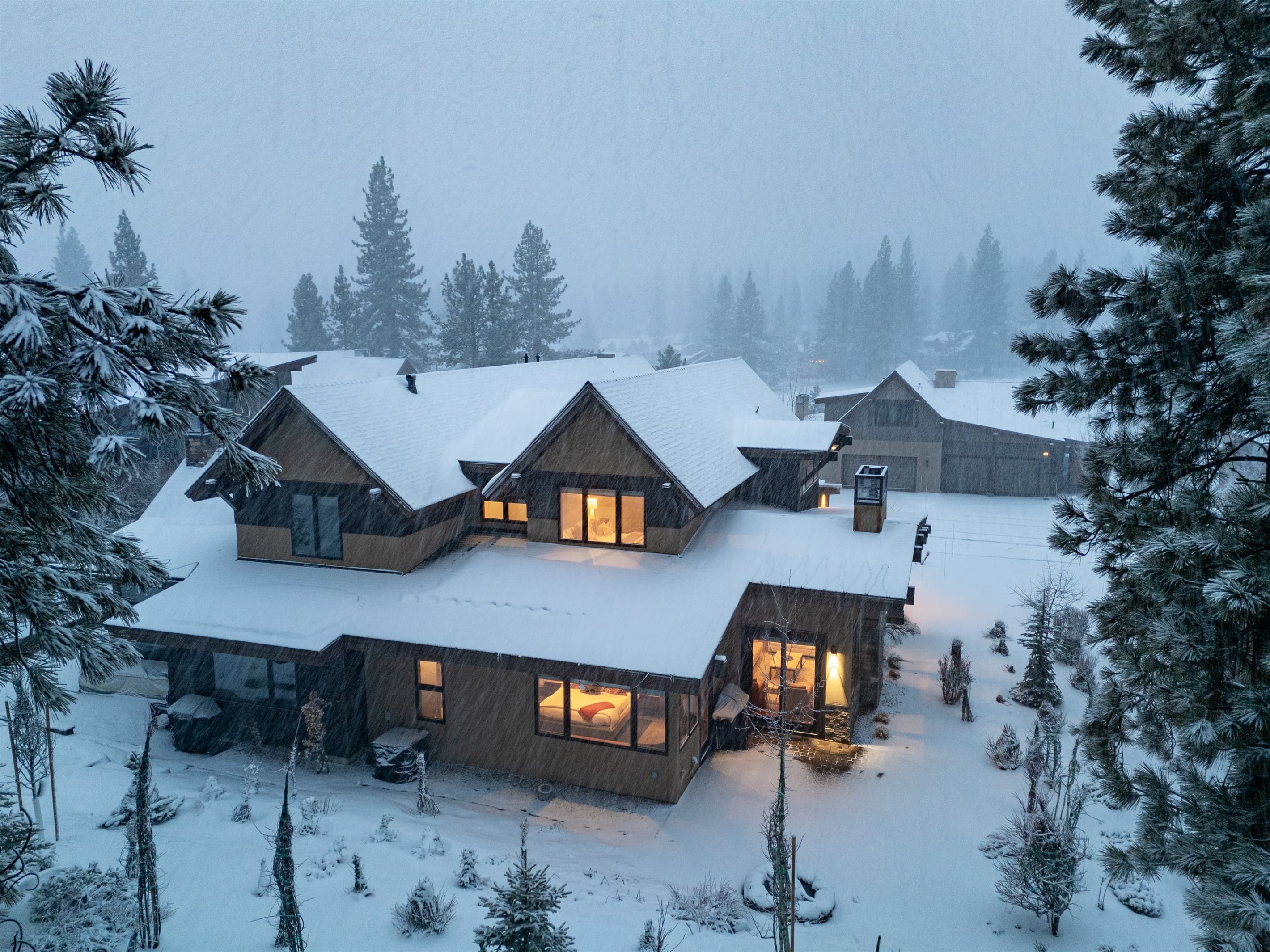 Unwind in the warmth of Heartwood Mountain Escape. After a day of adventure, relax by the gas fireplace, soaking in the cozy ambiance as you enjoy the stunning mountain views.