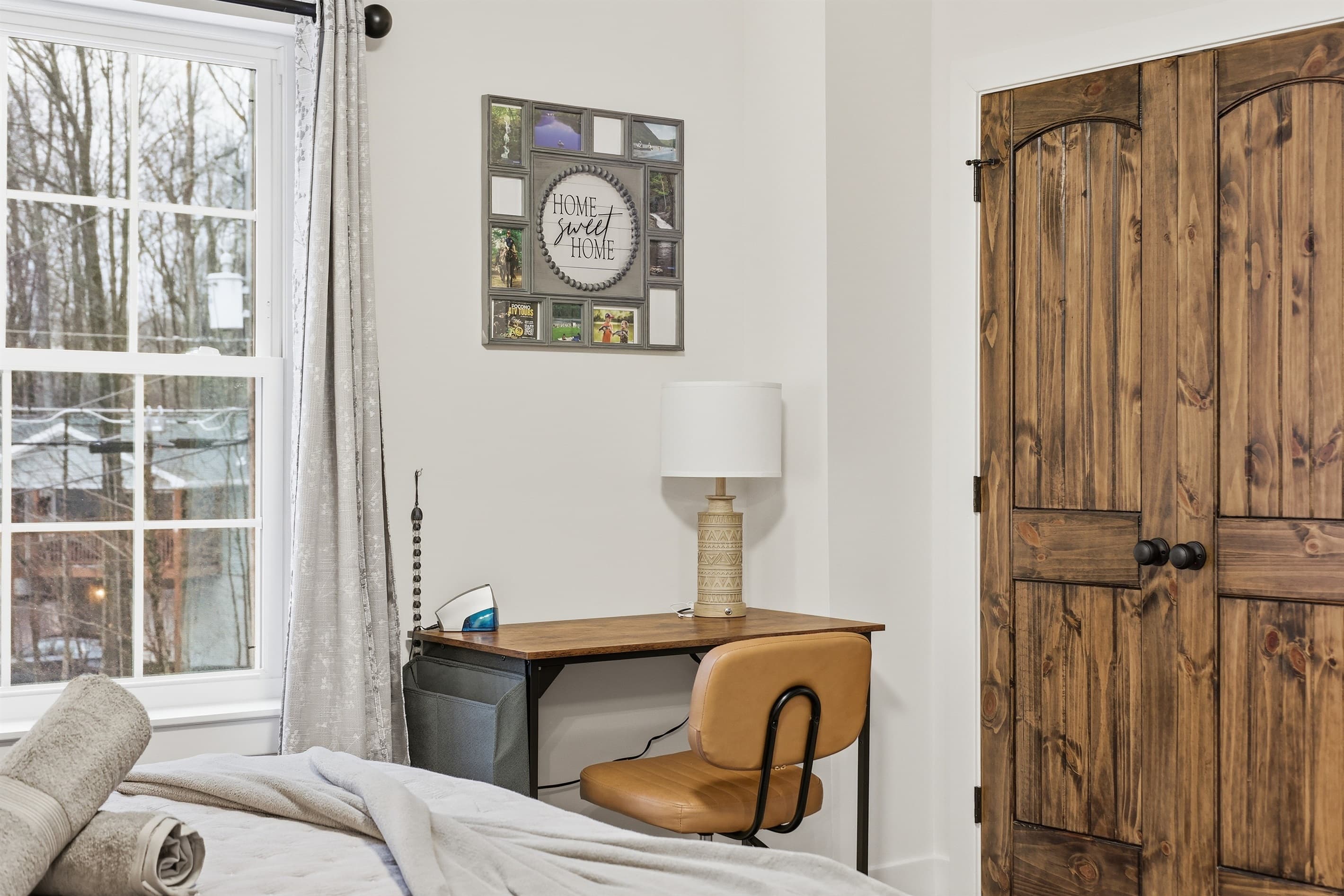 Small workspace in bedroom 2