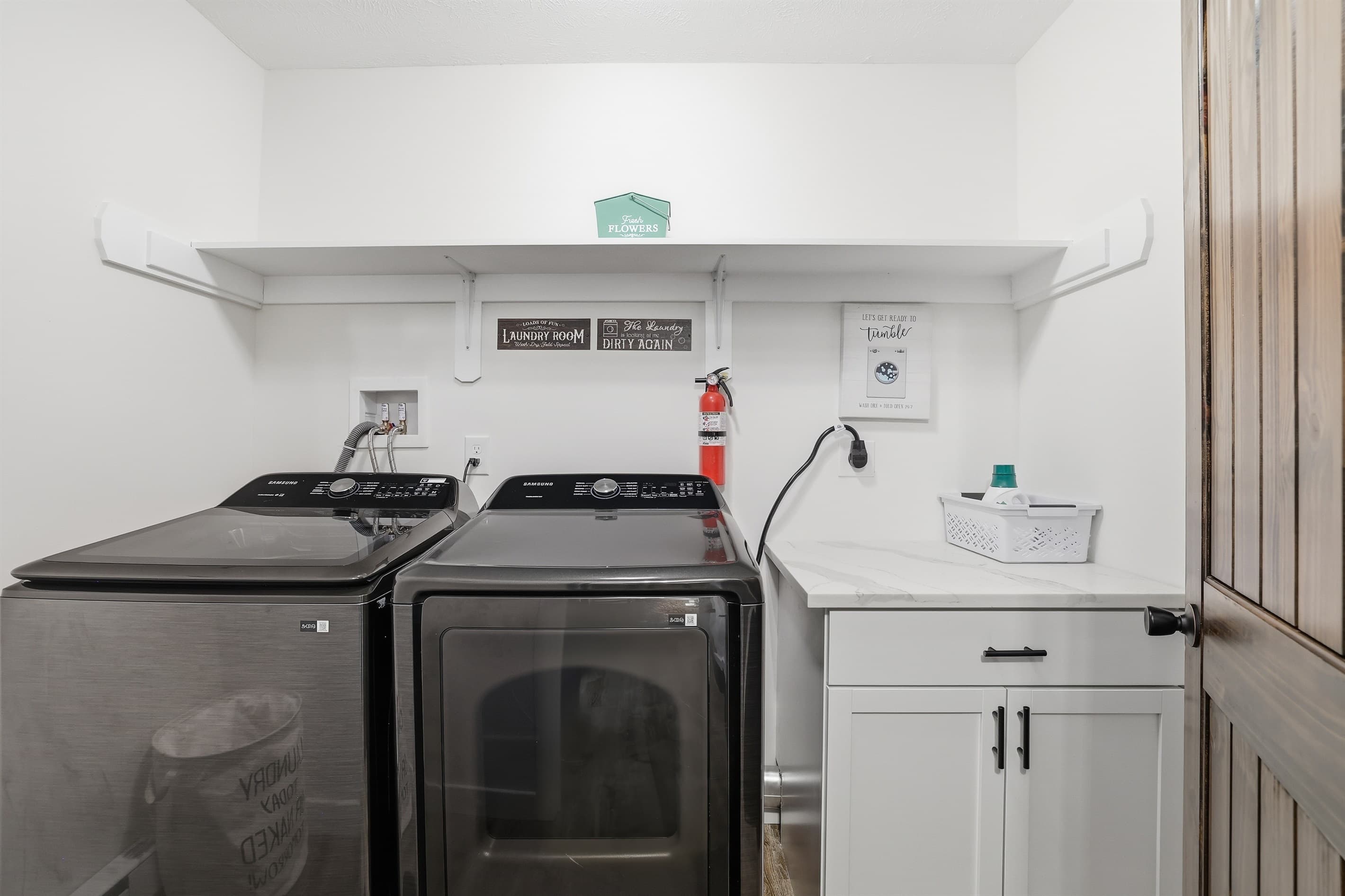 Laundry area