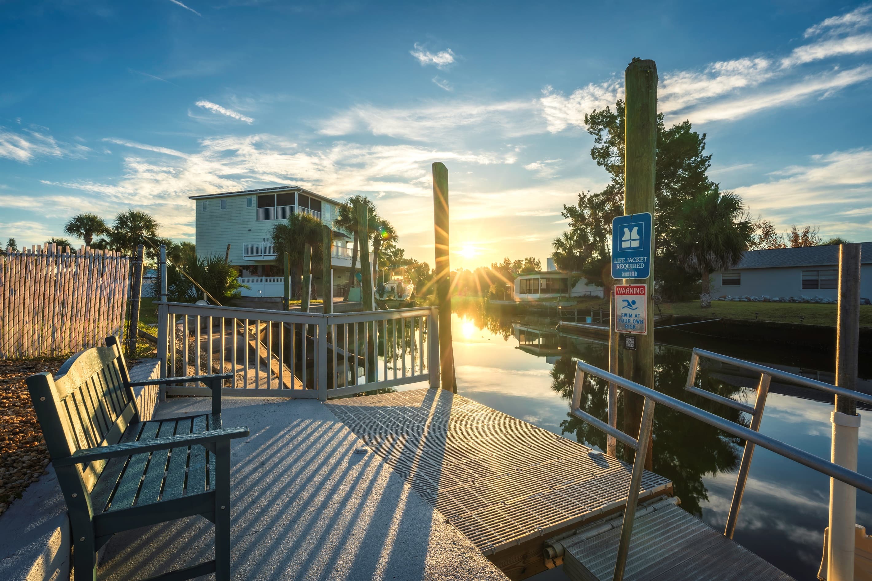 Start your day with coffee on your private dock-quiet mornings, calm water and coastal air.