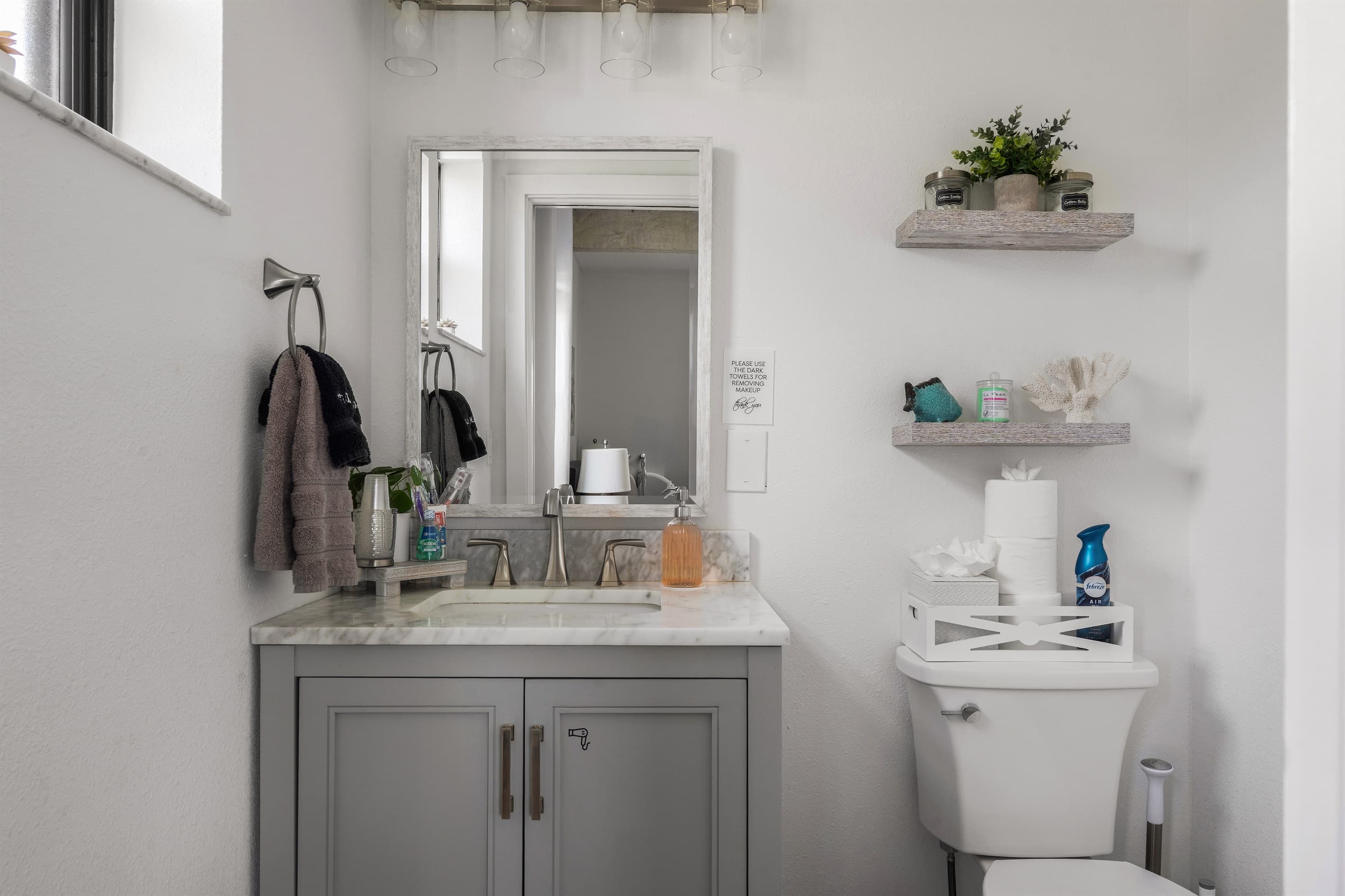 Ensuite half bath for Bedroom 4 — added privacy and convenience.