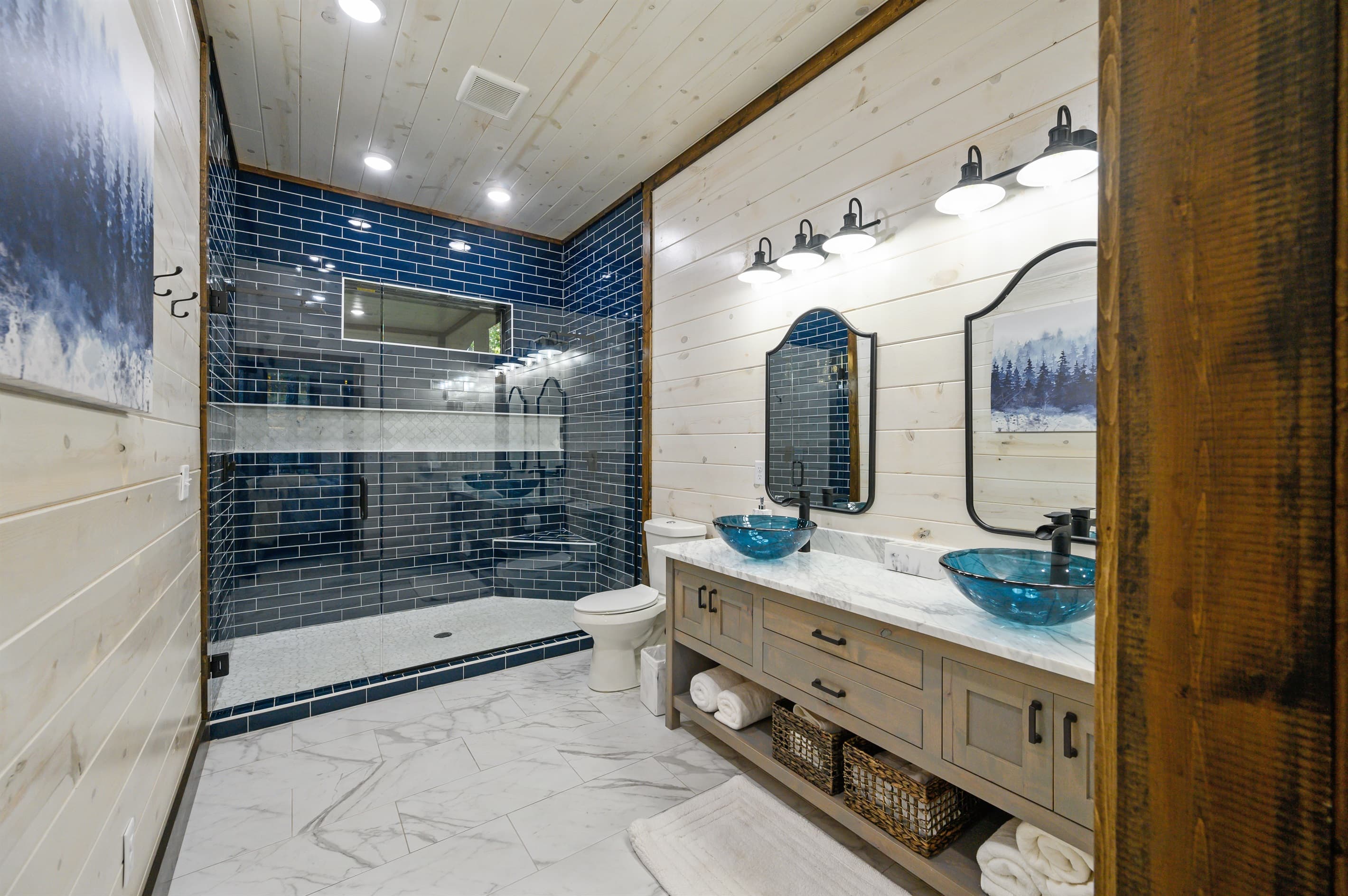 Master Bath #2 has large shower with Dual heads