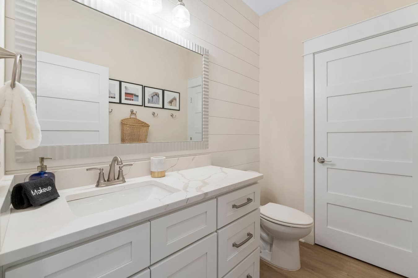 Half bathroom on the main level