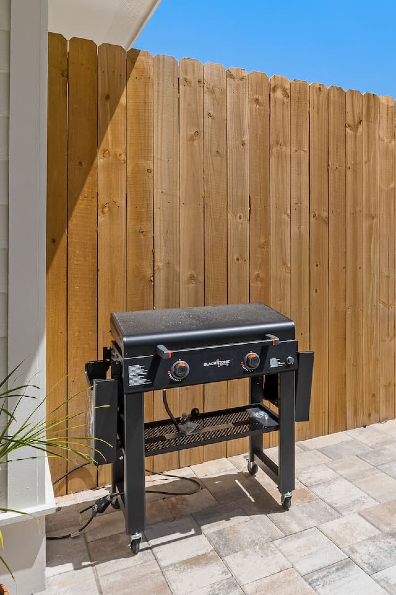 A large Blackstone grill available for use (propane provided)