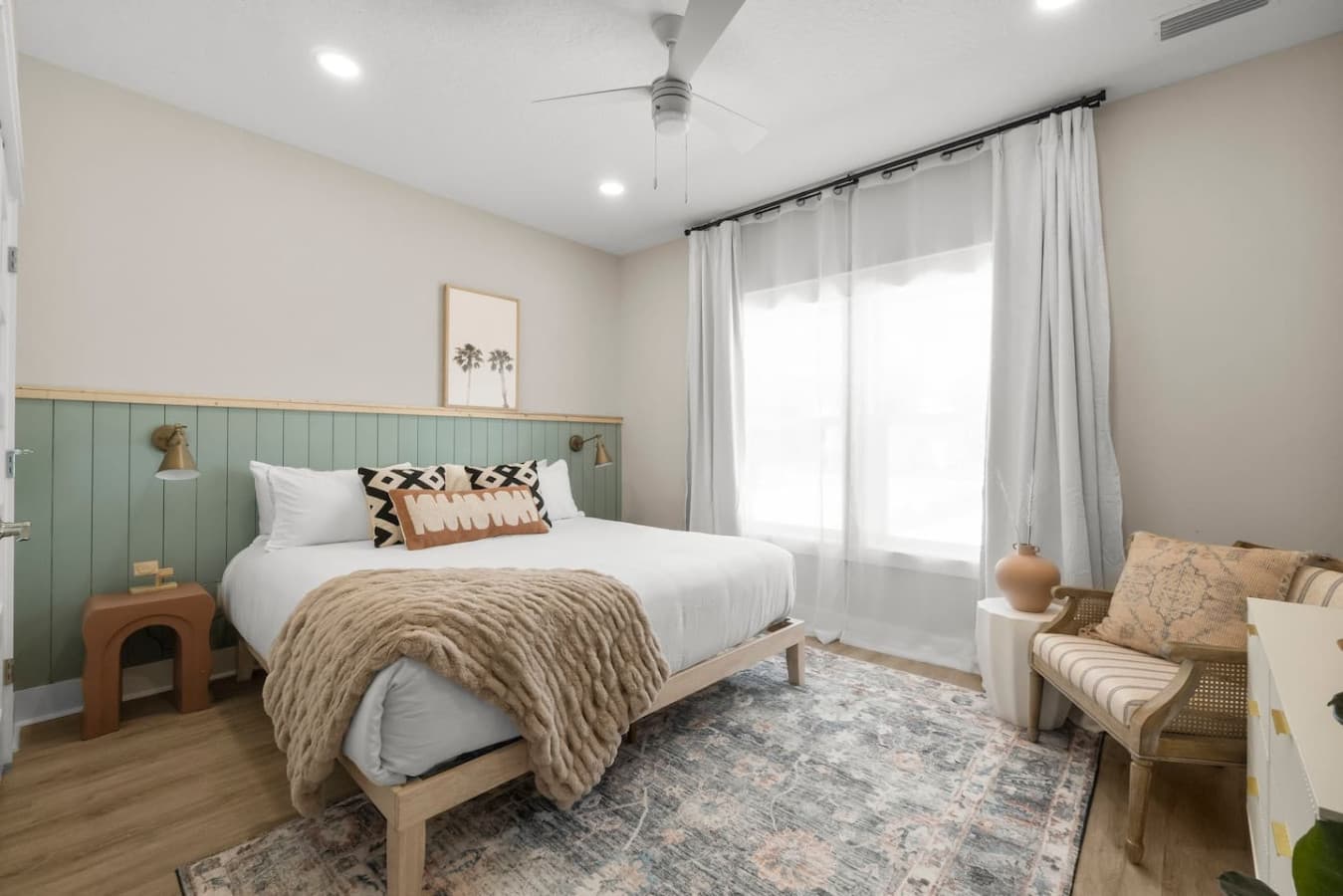 Main Level King Suite With Attached Full Bathroom/Shower