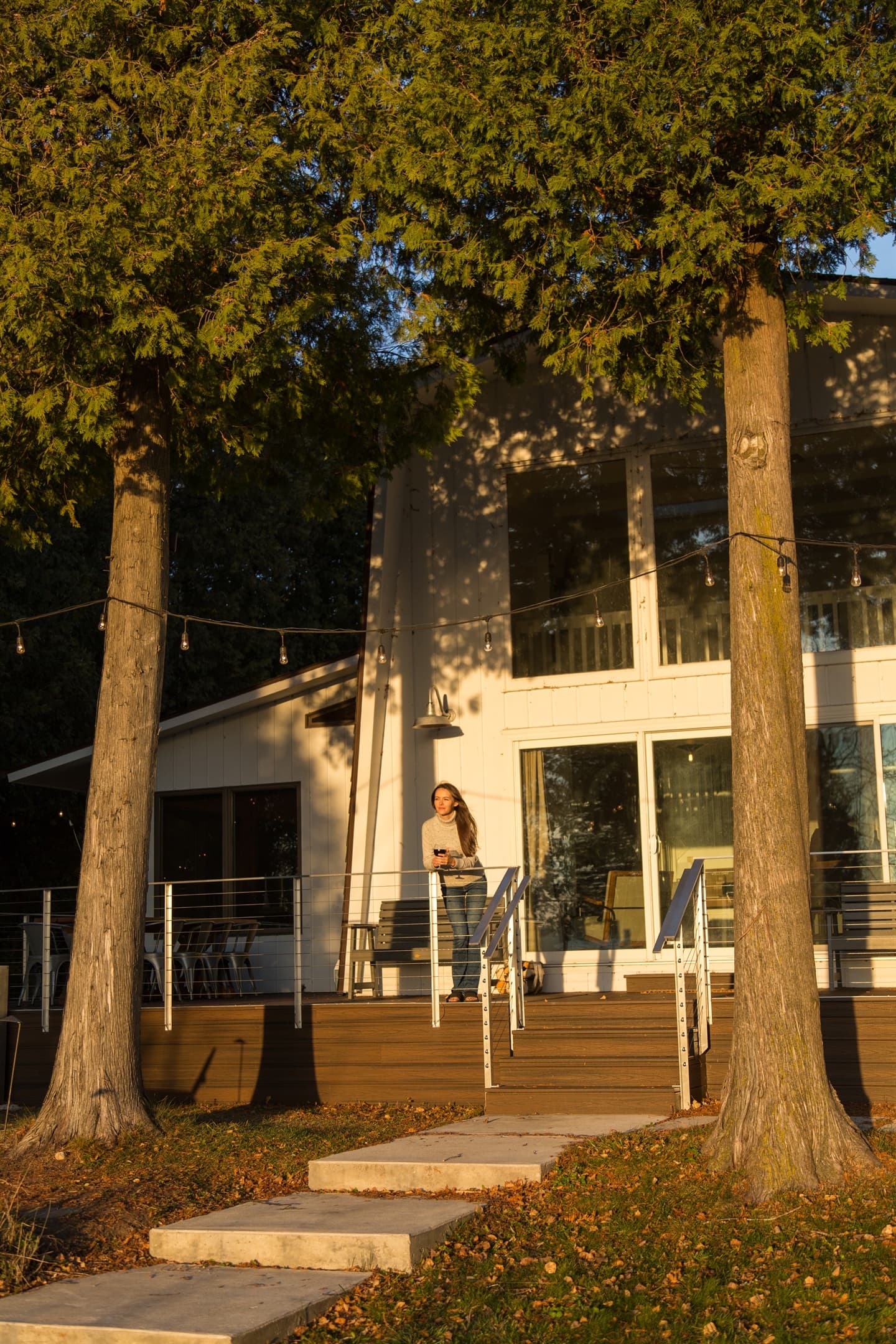 That golden hour light anticipating one of Door County's epic sunsets.