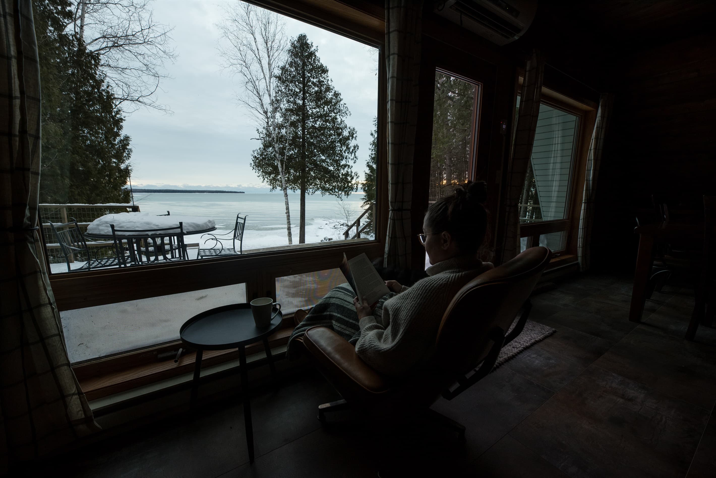 The perfect spot to finish that book (fireplace not pictured but there!)