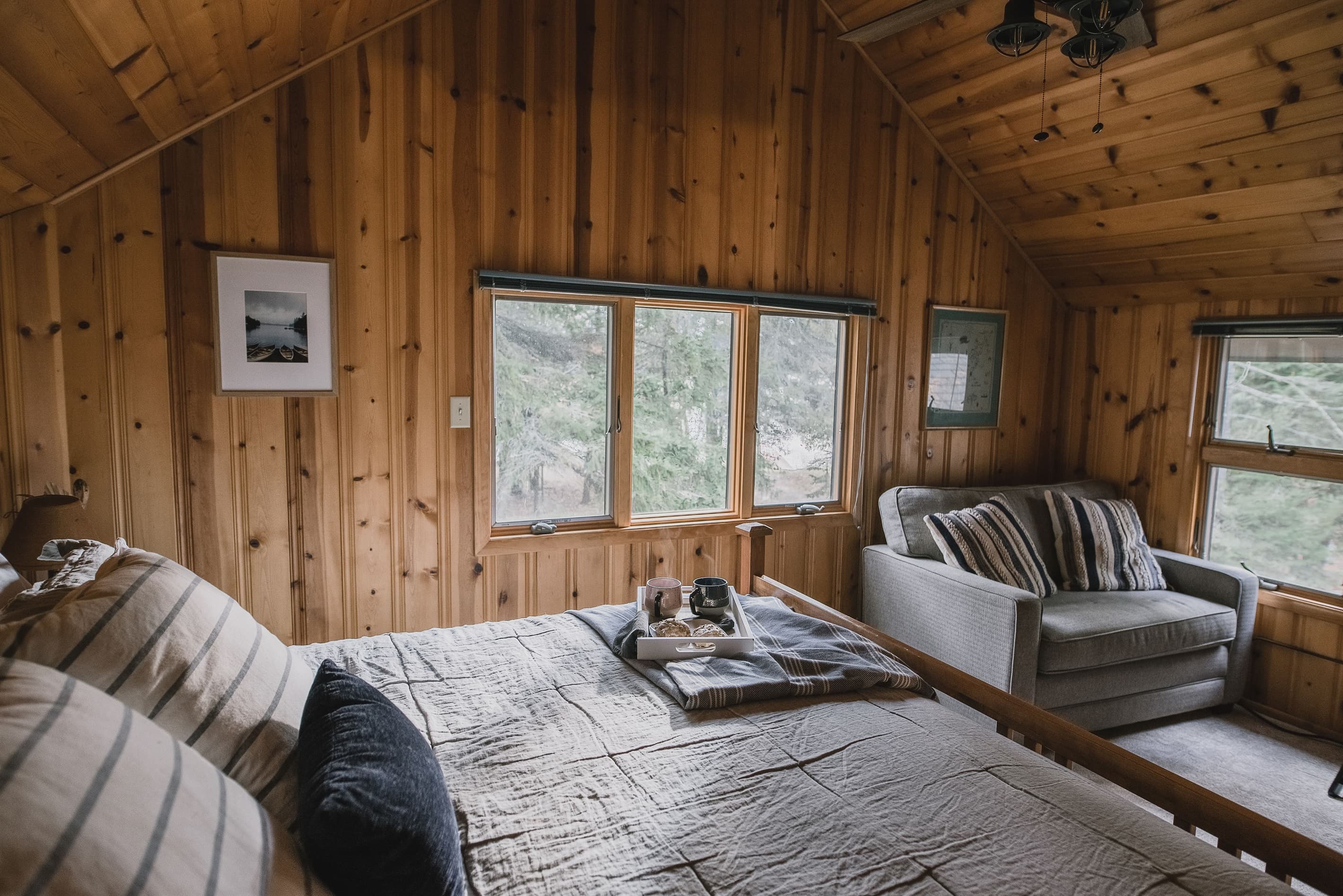 Another view of the upstairs bedroom.