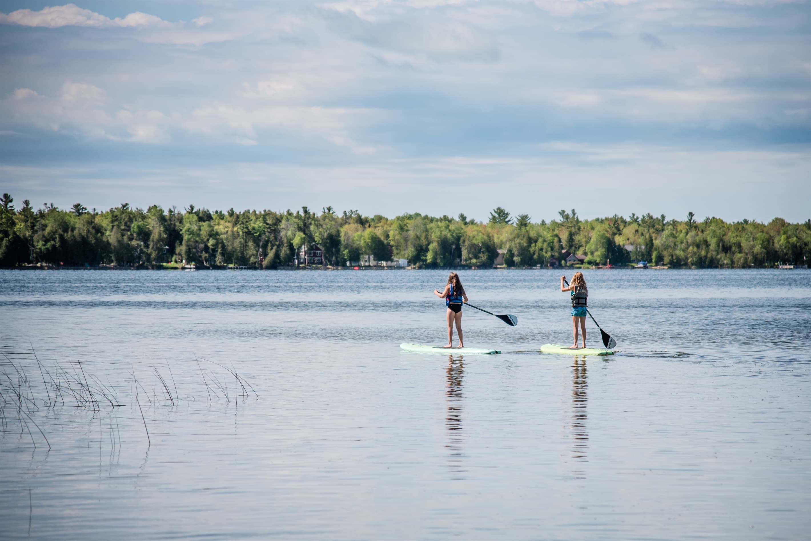 Clark Lake is such an amazing place to enjoy the inland lake while being close to Lake Michigan and all that Door County's busier towns have to offer.