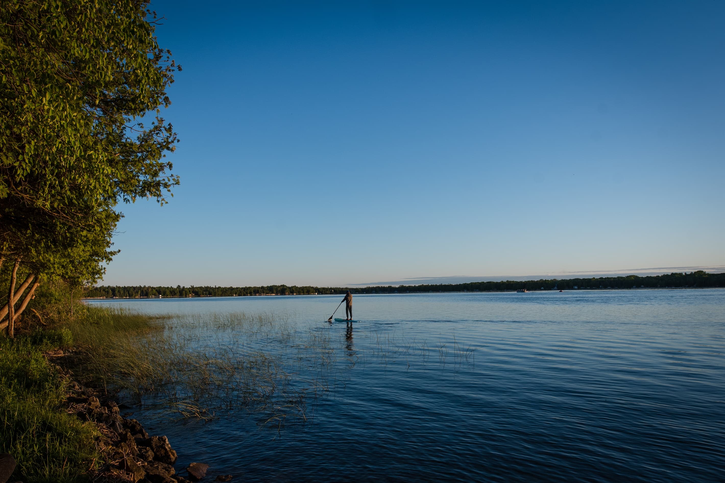 A view of the west side of the peninsula.