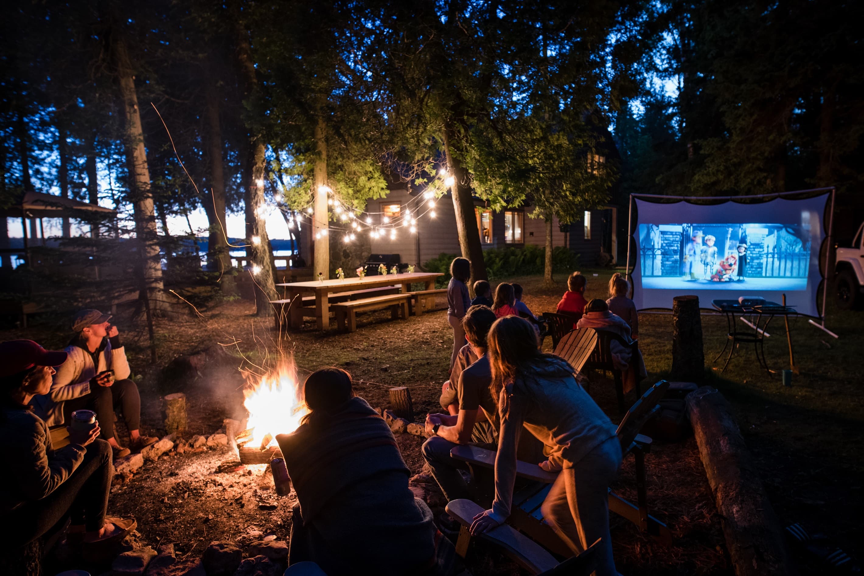 Outdoor movies? Yes please.