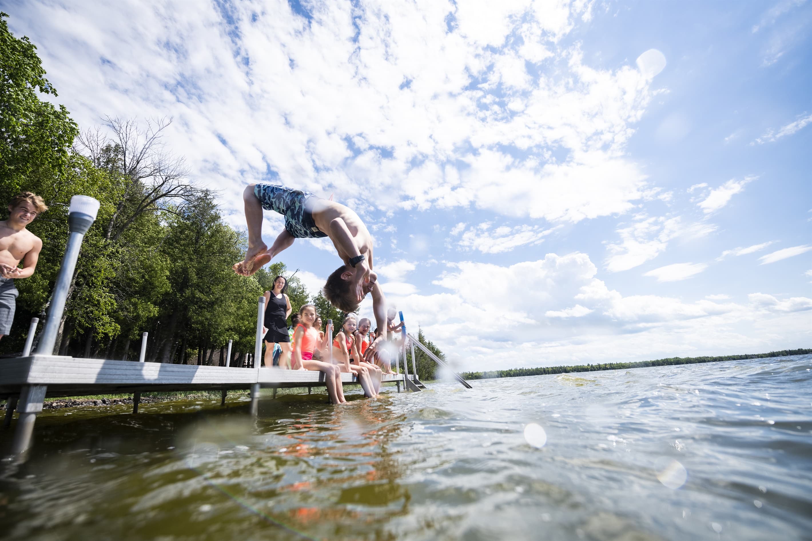Lake days.