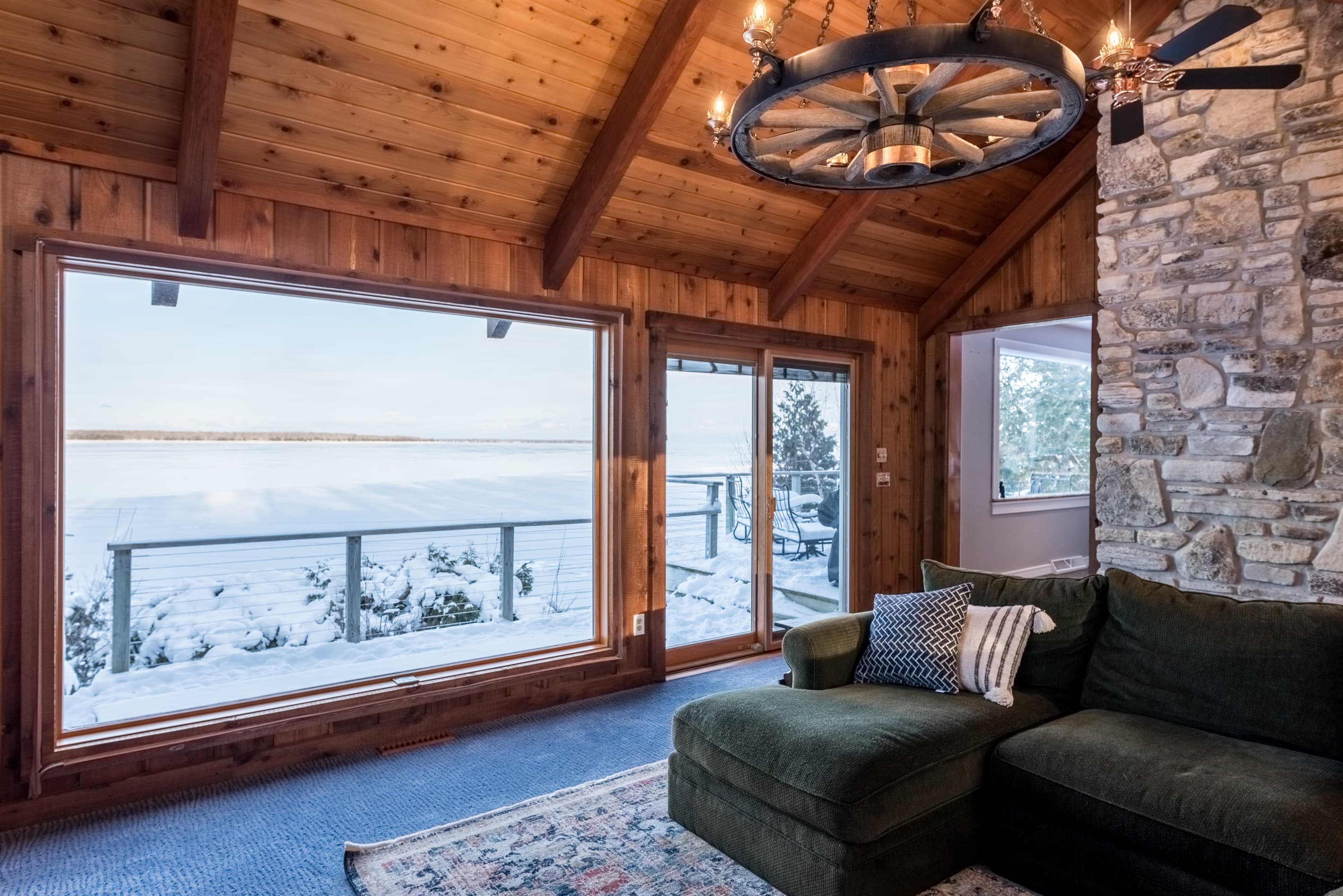 The view out this oversized window is unmatched.