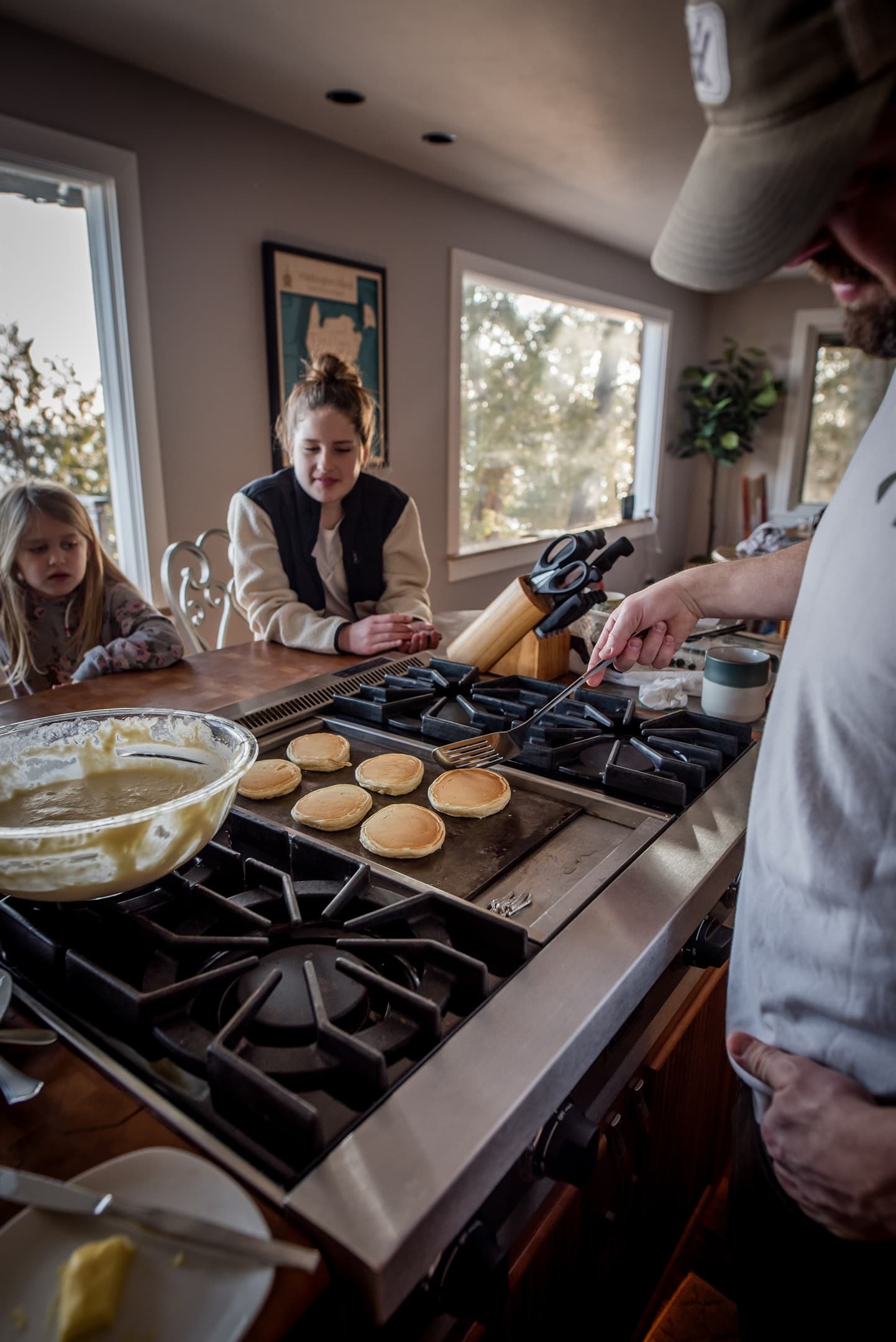 Breakfast at the cabin hits different. Slower, more connected, together.