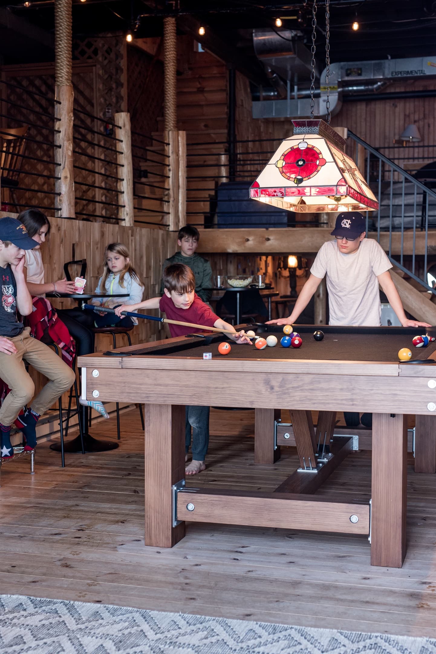 The boathouse was converted into a game room of your dreams. You're sure to spend hours and hours here.