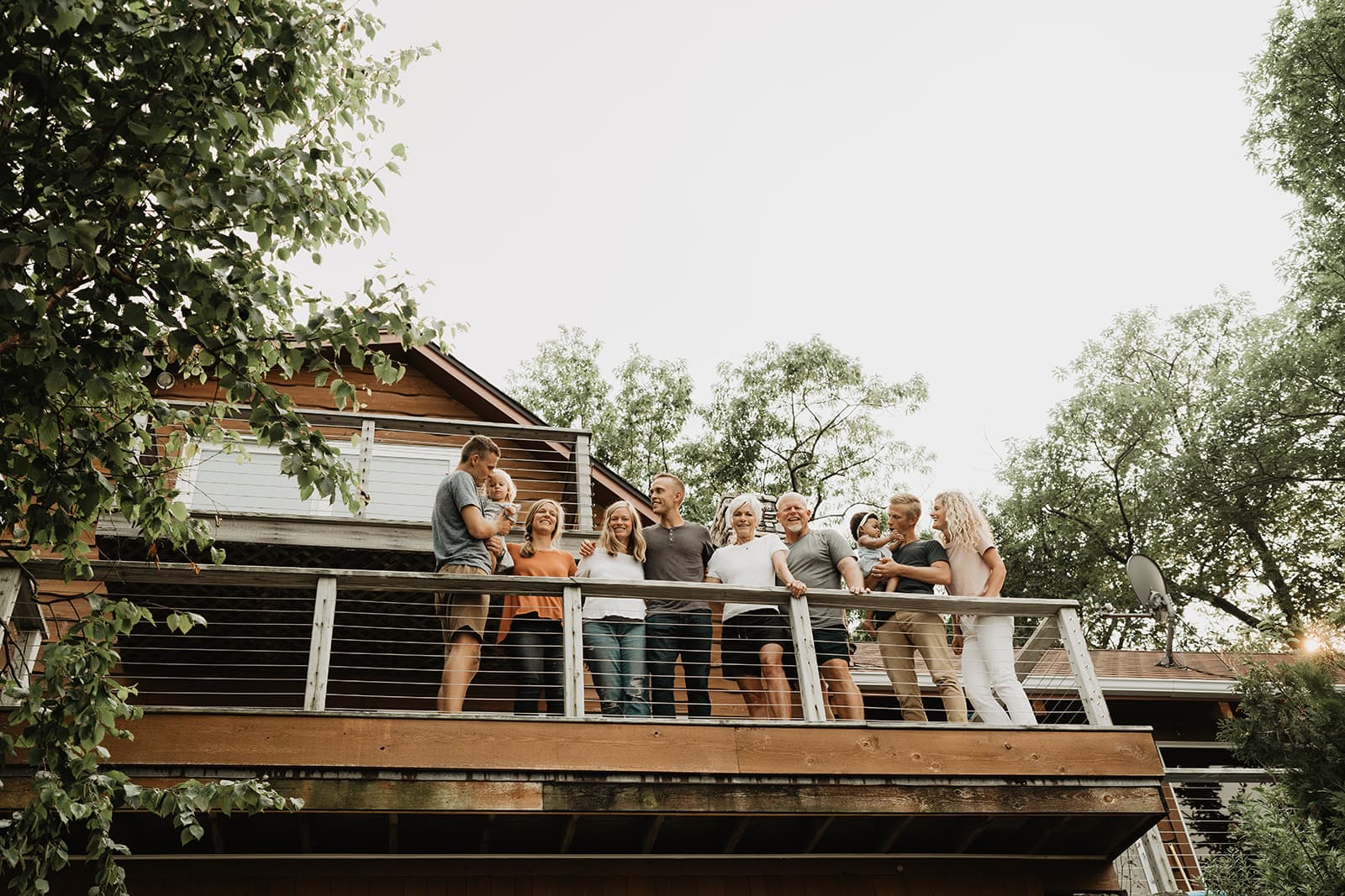 Hire our trusted family photographer to professionally capture your memories at the cabin.
