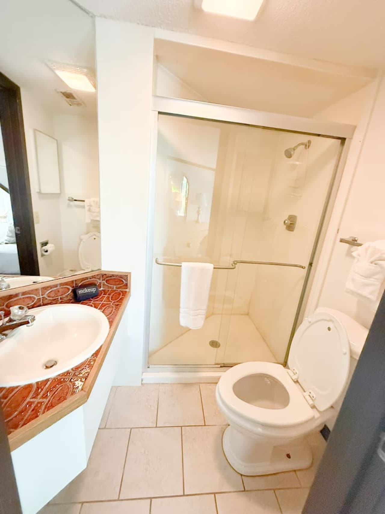 "Refresh and rejuvenate in this clean and convenient bathroom, complete with a refreshing shower."