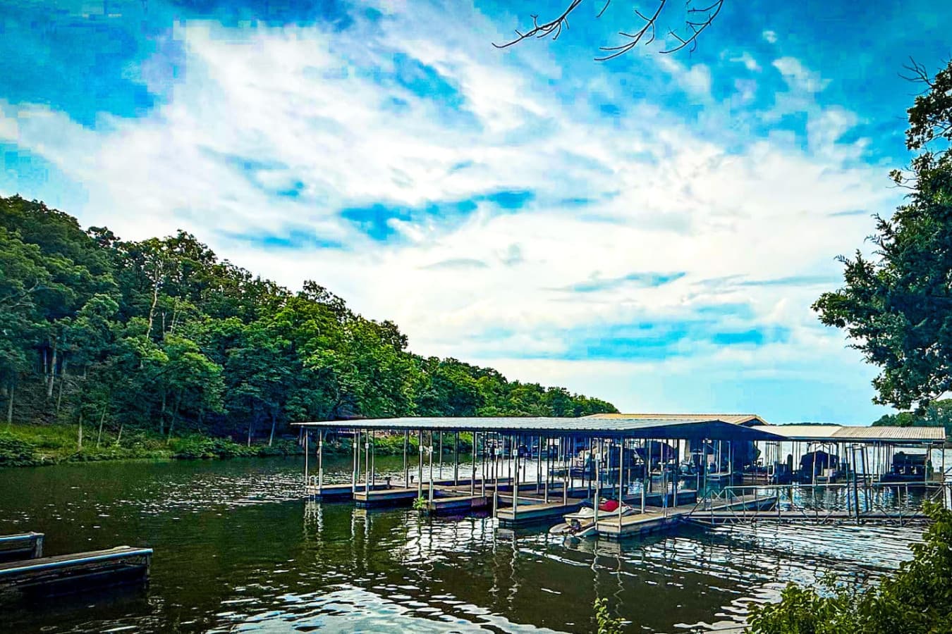 "Direct access to the Lake of the Ozarks! Our convenient boat dock offers easy access for all your water adventures."