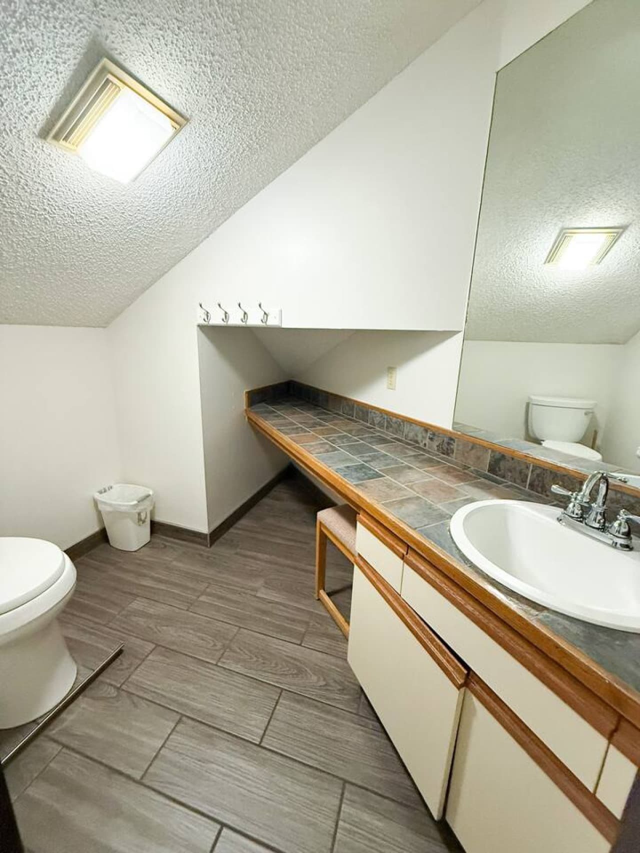 "Our well-maintained bathrooms provide all the essentials for your comfort and convenience during your stay."