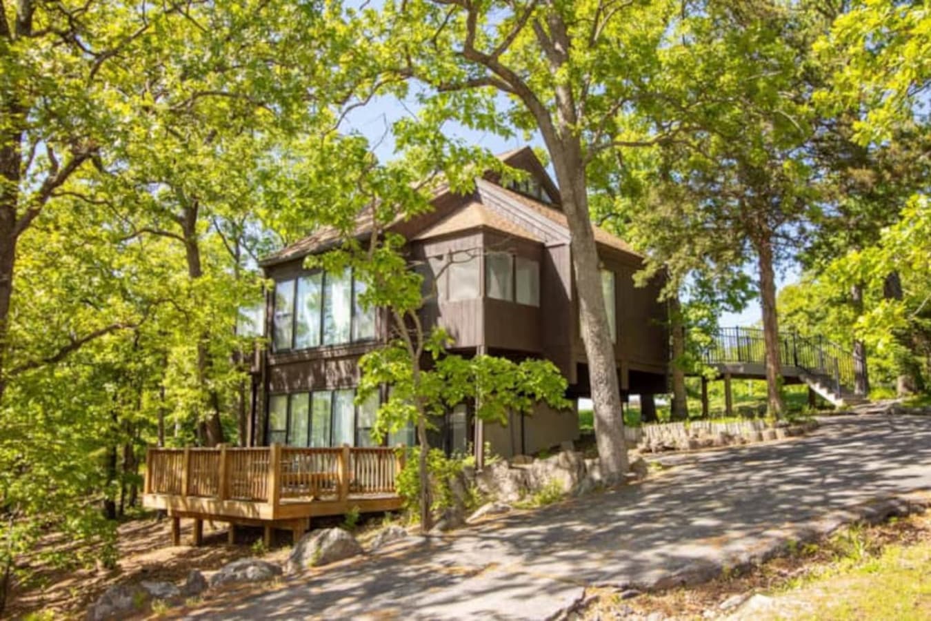 Treetop 51 offers cozy, elevated living surrounded by peaceful nature—your perfect Lake of the Ozarks escape.