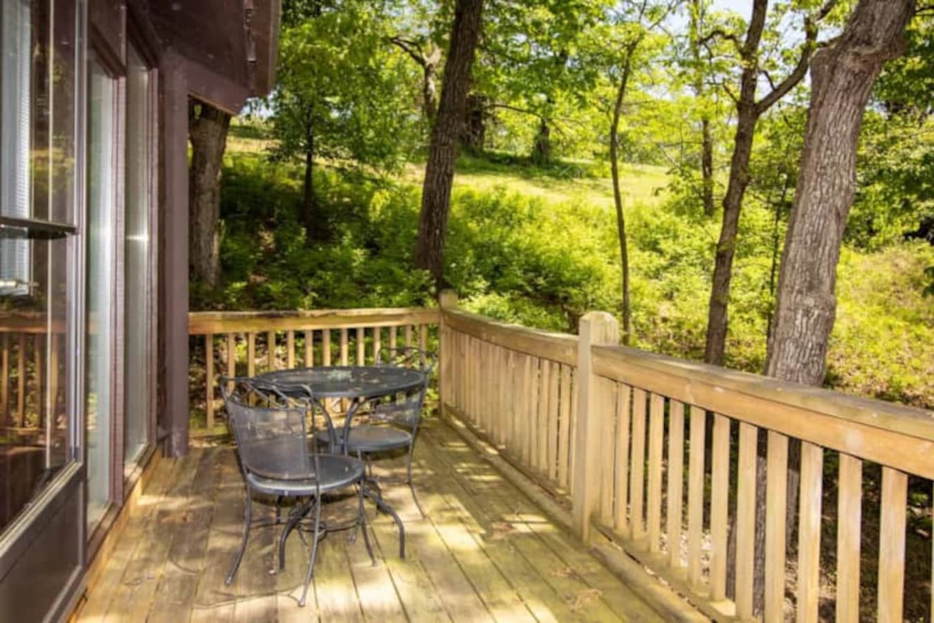 Breath in fresh air at your private deck.