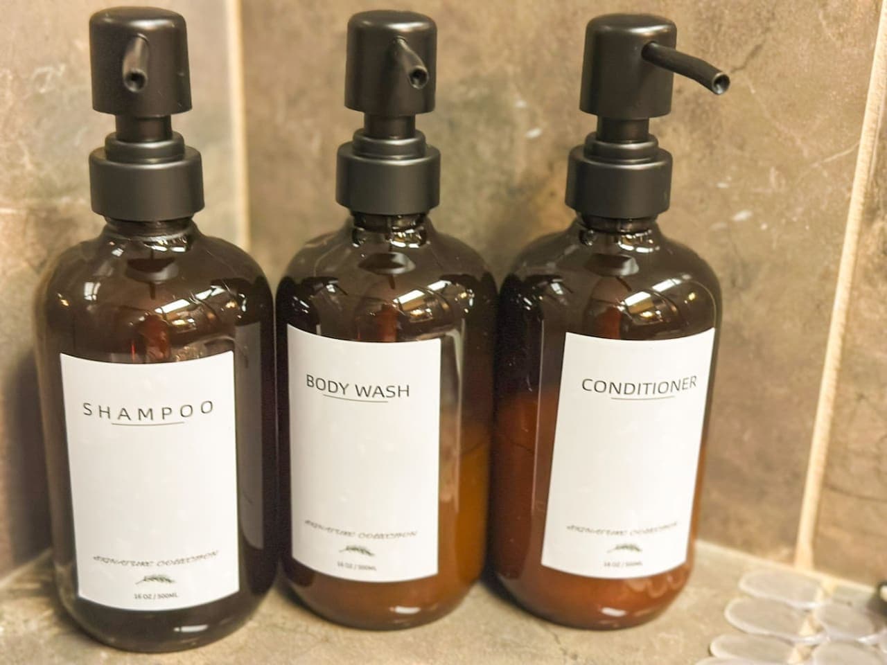 Just bring yourselves! We supply the essentials: shampoo, conditioner, and body wash.