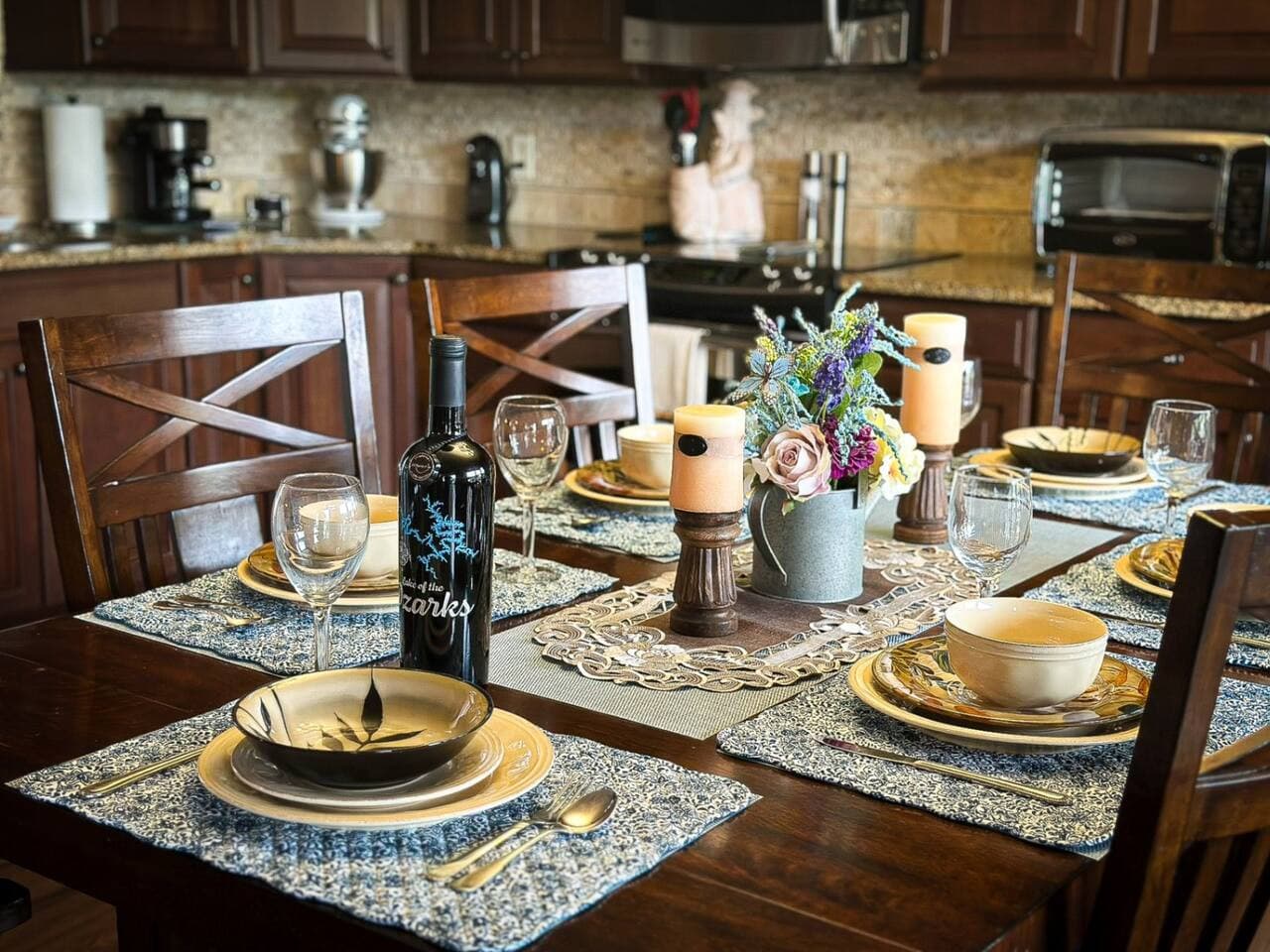 Thoughtfully set for your stay. Our dining setup brings style and comfort to every meal. Just add good food and great company.