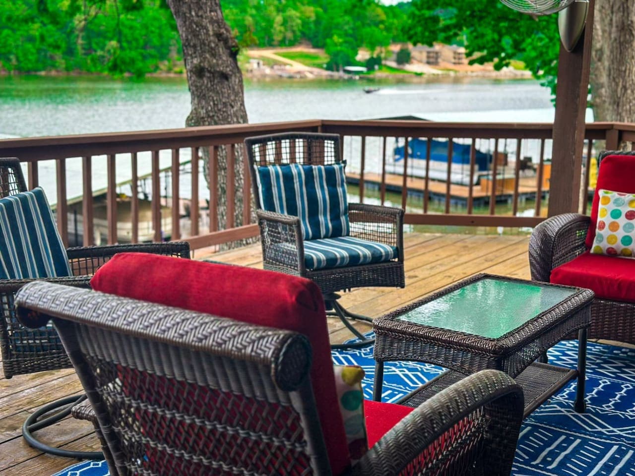 Unwind on the balcony with front-row seats to the lake where every sunrise and sunset feels like your own private show.