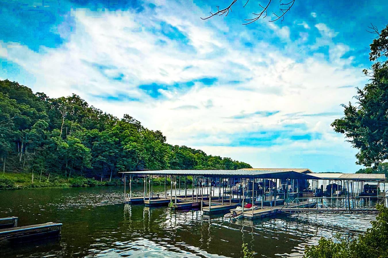 "Direct access to the Lake of the Ozarks! Our convenient boat dock offers easy access for all your water adventures."