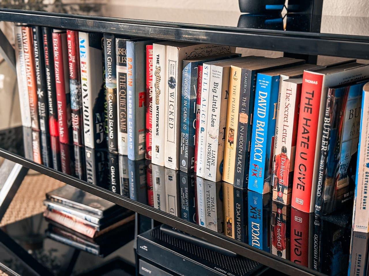 Unwind with a good book from our curated collection, adding to the cozy comfort of your getaway.