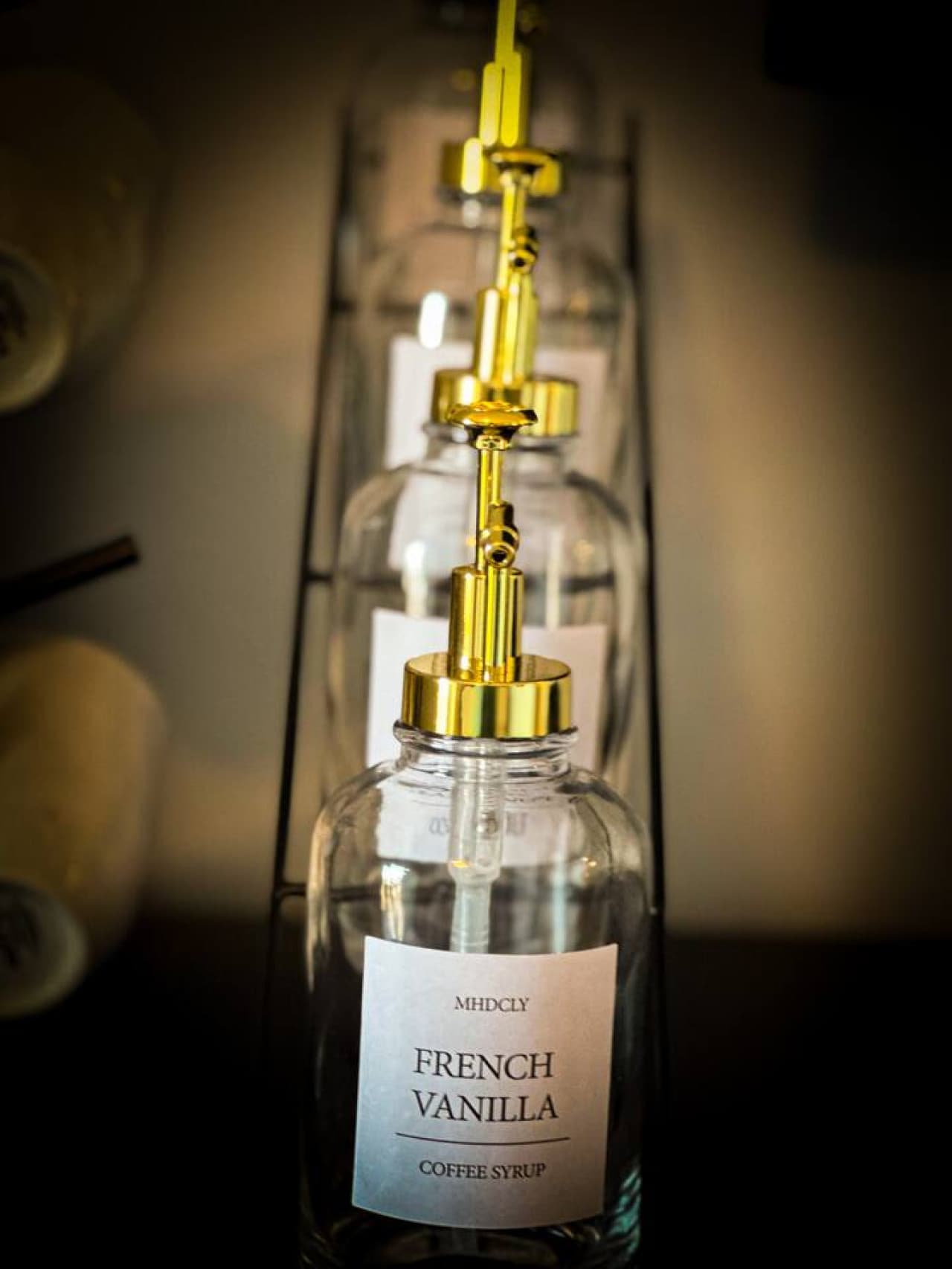 French vanilla, caramel, and more—our elegant syrup bar makes every cup feel café-quality