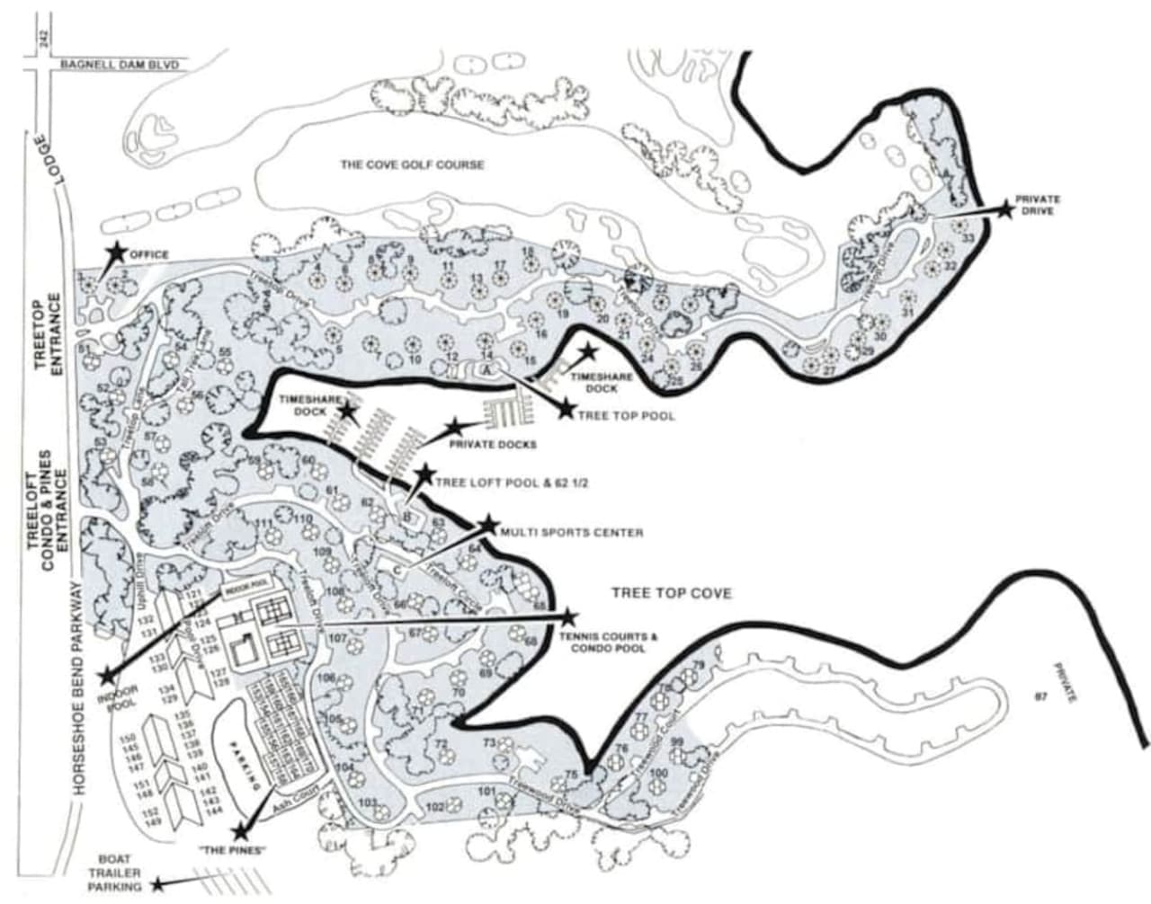 Endless possibilities! Explore the amazing amenities of the Four Seasons Area, all just steps from your door.