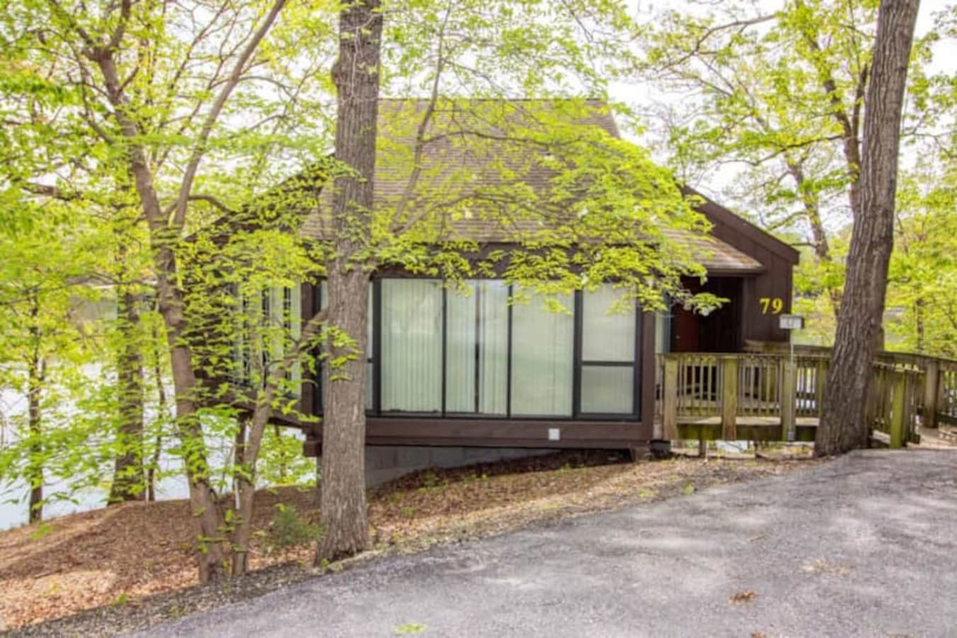"Welcome to Treehouse Treetop Village 79! Your private villa offers a unique blend of lakeside tranquility and resort amenities in the Four Seasons Area."