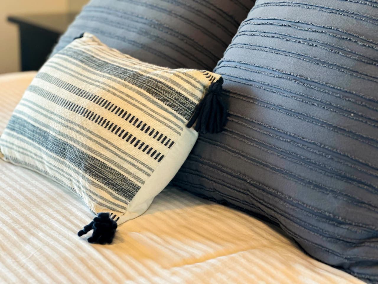 Thoughtfully selected pillows for a comfortable stay.