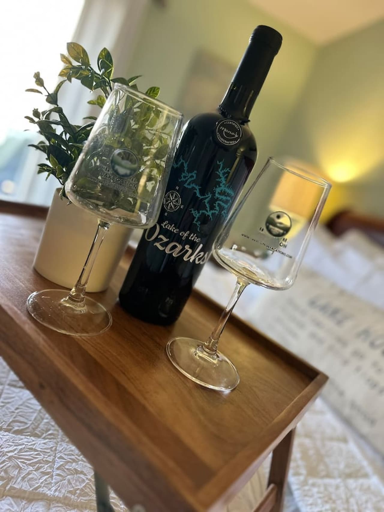 Celebrate your getaway with complimentary wine and elegant touches throughout the home.