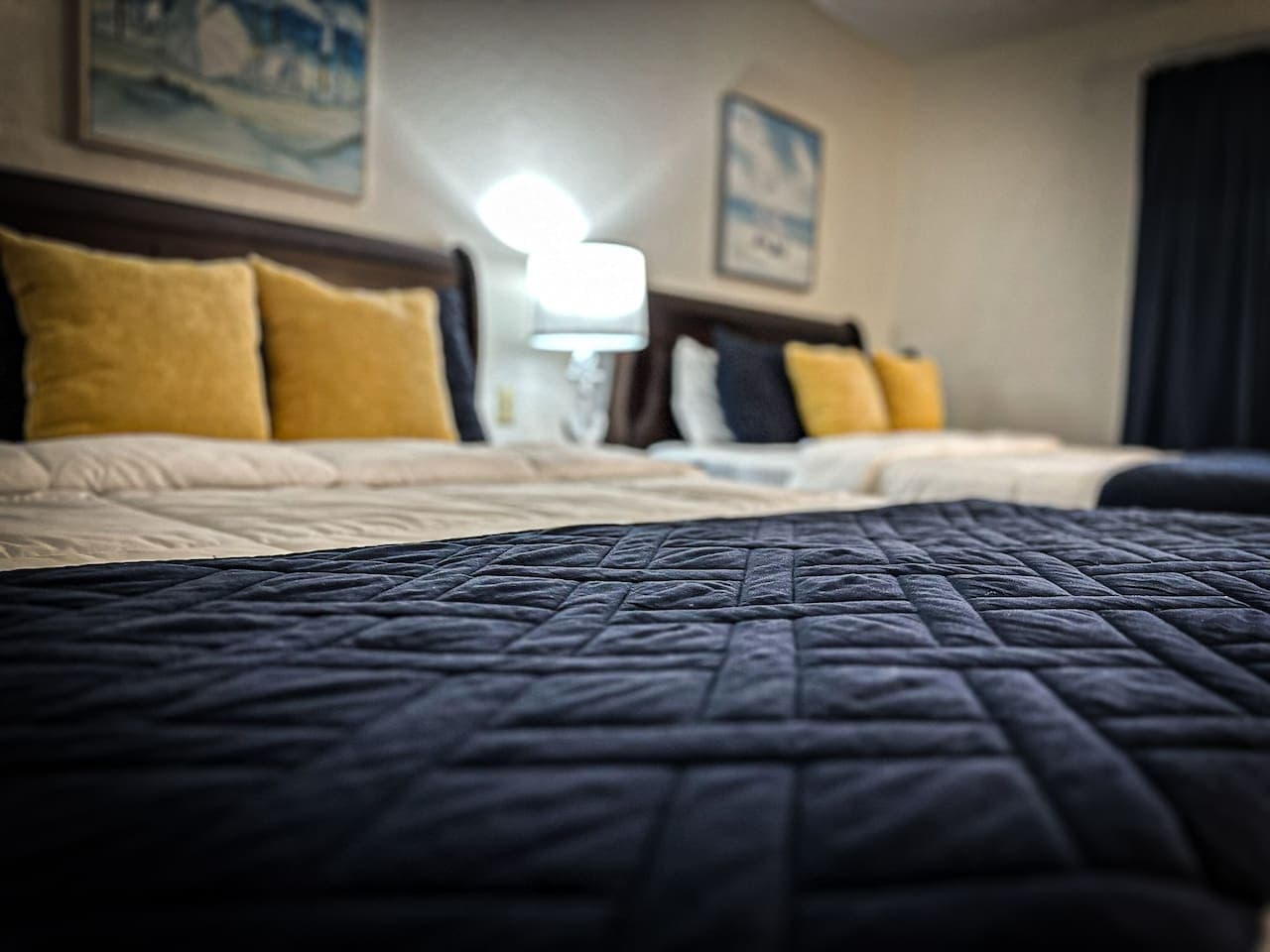Every detail counts – soft, textured bedding adds a luxurious feel to your stay.