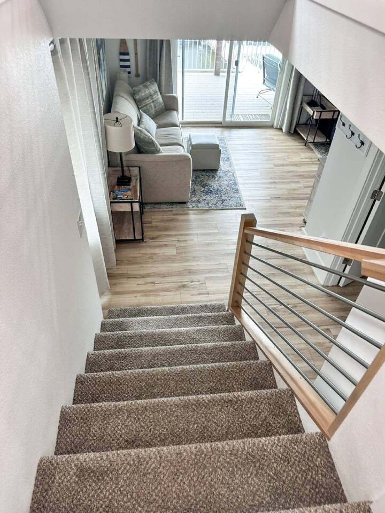 Stairs to lower level