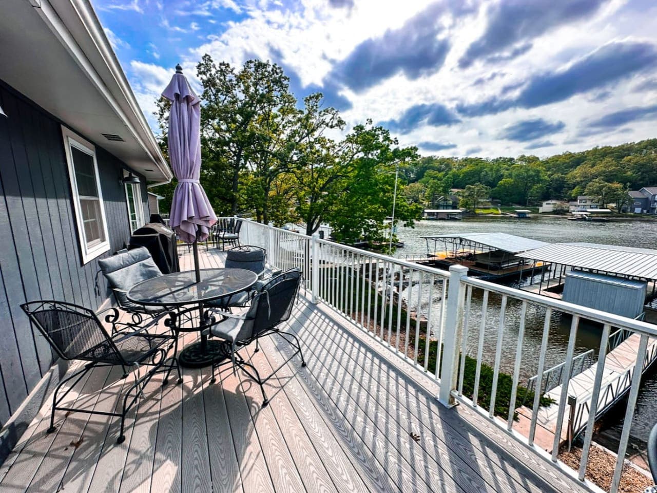 Views from private deck