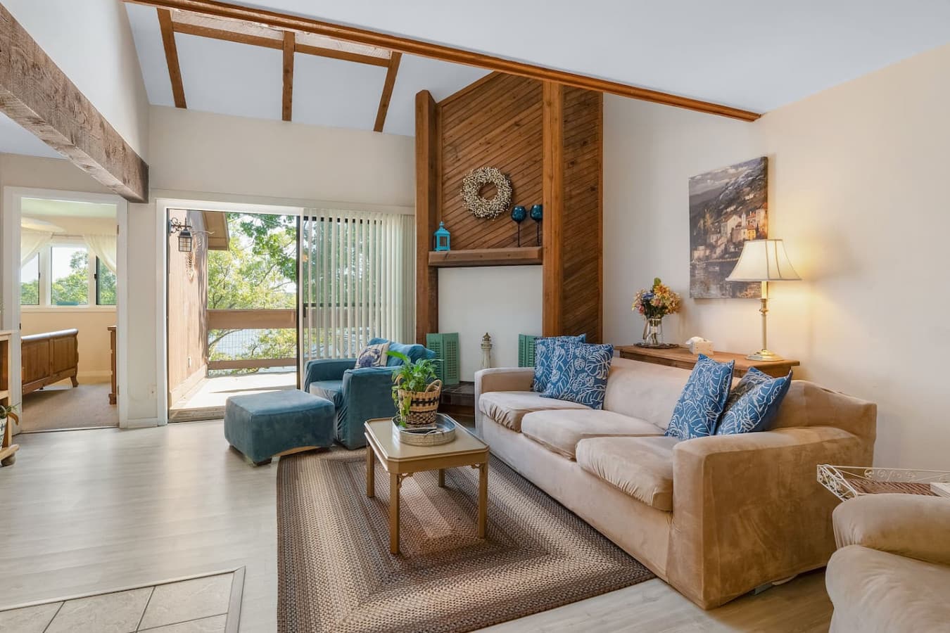 "Relax in style and step out onto your private deck to soak in the lake views. The perfect spot for morning coffee or evening cocktails!"