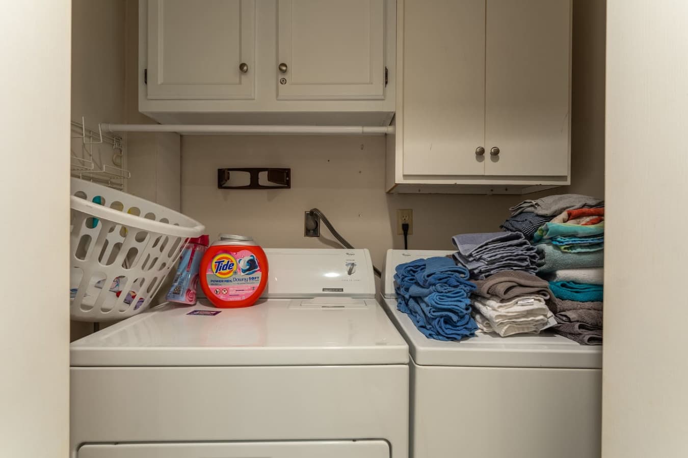 "Convenience is key! Our in-unit laundry facilities mean you can pack lighter and always have fresh clothes ready for your adventures."